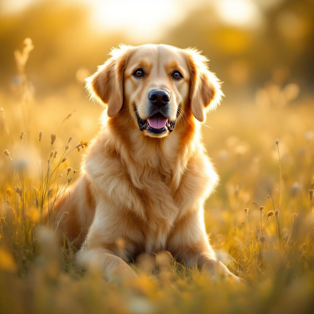 A serene mountain landscape at sunset, photorealistic style