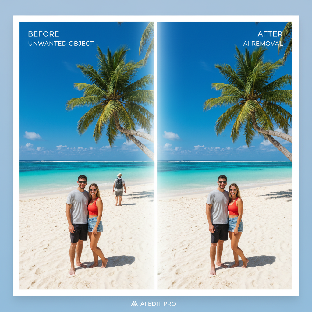 AI 정밀도로 몇 초 만에 객체 제거