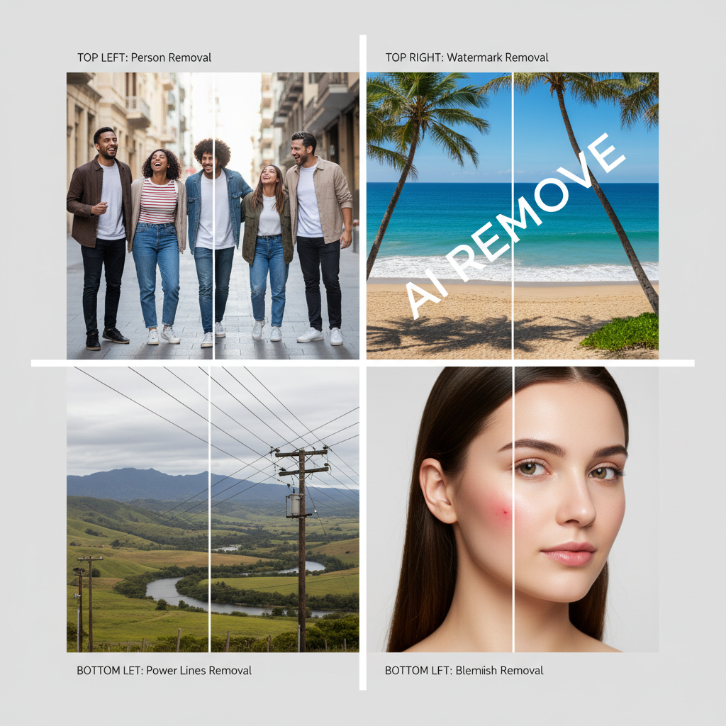 모든 사진에서 무엇이든 제거